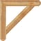 Ekena Millwork Traditional Craftsman Rough Sawn Bracket, Western Red Cedar, 6"W x 42"D x 42"H BKT06X42X42TRA04RWR - alternate 4
